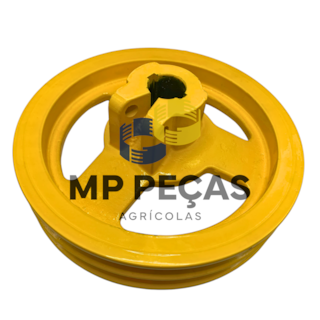 87377125 Polia Dupla Elevador De Palha TC5070 TC5090