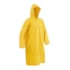 Capa De Chuva Com Capuz Forrada Pvc Amarela Tamanho Gg