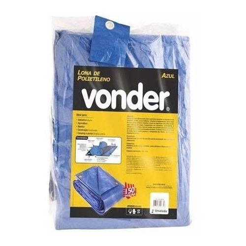 Lona De Polietileno - Plástica 2x2m - Vonder