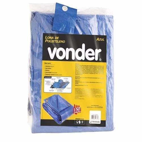 Lona De Polietileno - Plástica 4x3m - Vonder